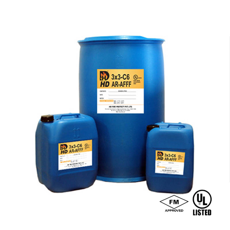 Espuma formadora de película acuosa resistente al alcohol (AR-AFFF 3×3-C6)