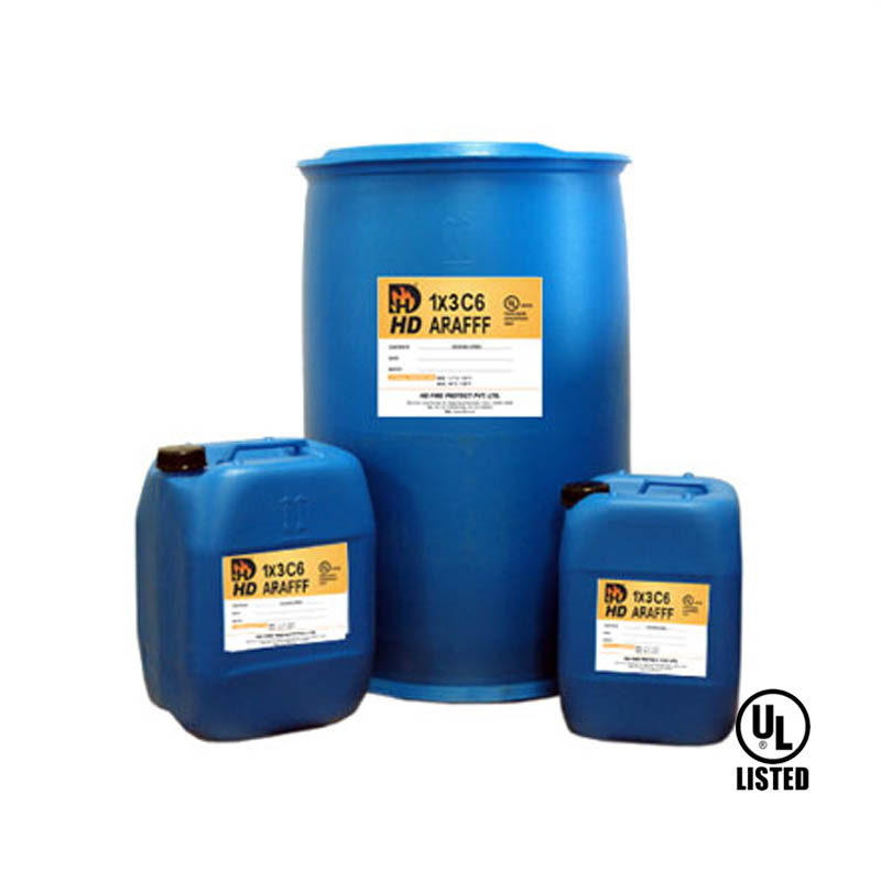 Espuma formadora de película acuosa resistente al alcohol (AR-AFFF 1x3-C6)